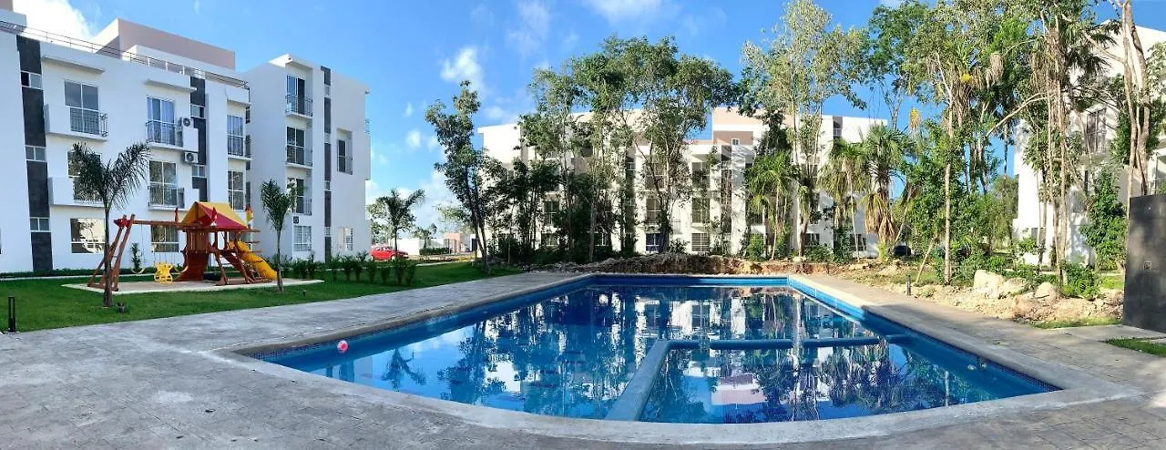 Lägenhet Departamento Vacacional 2 Habitaciones Vista A La Alberca By Eita Cancún