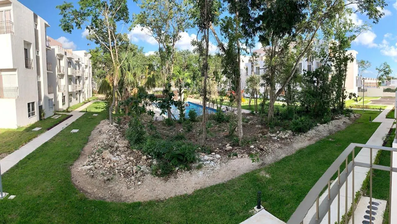 Lägenhet Departamento Vacacional 2 Habitaciones Vista A La Alberca By Eita Cancún